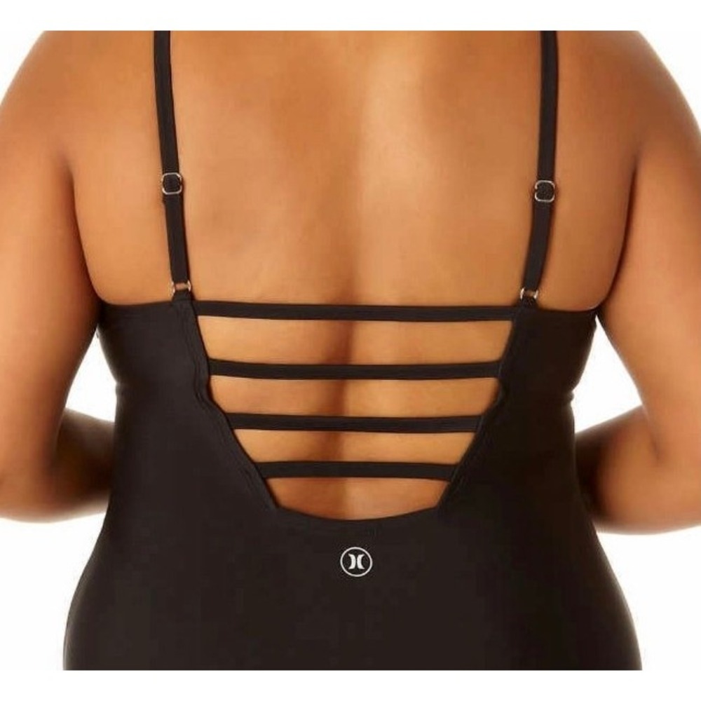 Hurley Womens One Piece Swimsuit BLACK XXL
